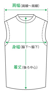 T-on サイズガイド ベスト