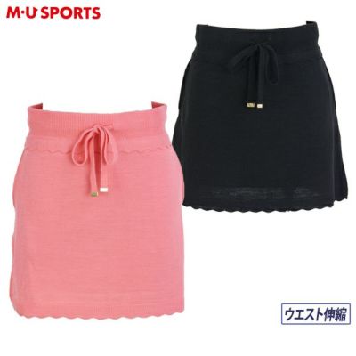 50％OFFセール】ニットスカート MUスポーツ MUSPORTS ゴルフウェア