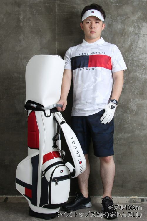 トミーヒルフィガーゴルフ日本正規品のキャディバッグ