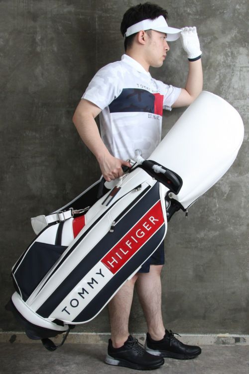 トミーヒルフィガーゴルフ日本正規品のキャディバッグ
