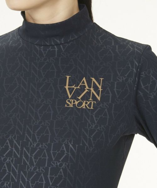 LANVIN SPORT 　ハイネック　Tシャツ　ホワイト　ロゴ　M