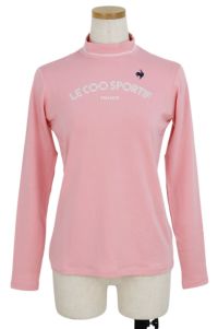 ゴルフ レディース/女性用 ルコック ハイネックロゴ裏起毛長袖シャツ QGWWJB07... Mサイズ LE coq sportif GOLF ネイビー