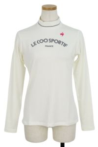 ゴルフ レディース/女性用 ルコック ハイネックロゴ裏起毛長袖シャツ QGWWJB07... Mサイズ LE coq sportif GOLF ネイビー