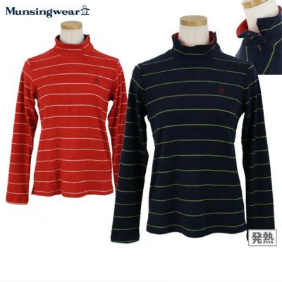 【新品】大きいサイズ　Munsingwear  レディース　モックネックシャツ