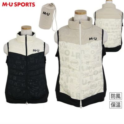 ベスト MUスポーツ エムユー スポーツ M.U SPORTS MUSPORTS 2023 秋冬