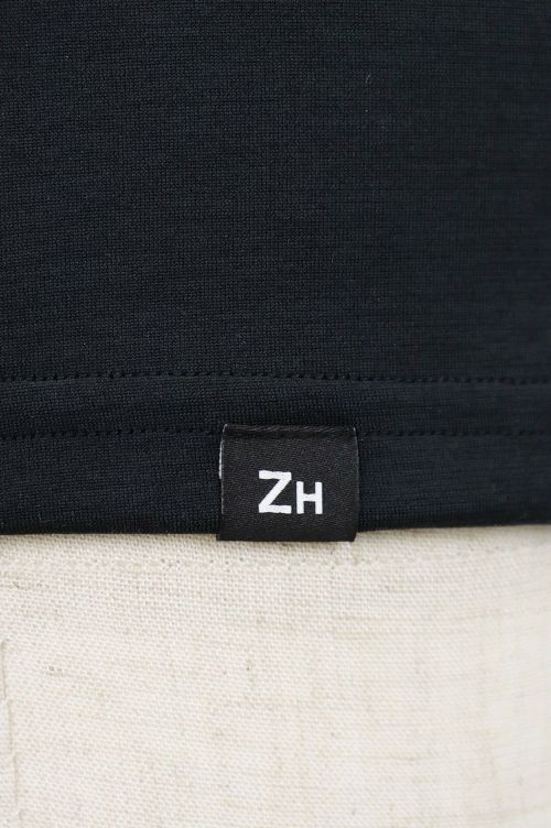 ZERO HALLIBURTON ハイネックシャツ M ZERO HALLIBURTON ブラックハイネックシャツ M
