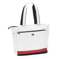 【新品未使用】トミーヒルフィガー ゴルフ トートバッグ(THMG3FB8)WT メンズ トミーヒルフィガー THMG3FB8 ミックス トートバッグ 男性用