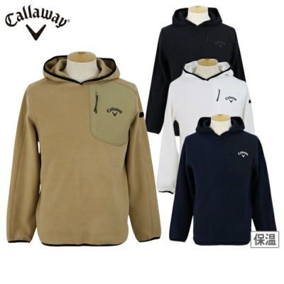 【超ポイントバック祭】 ZOY フード付き ストレッチ ワッペン ジップ パーカー ゴルフ メンズウェア