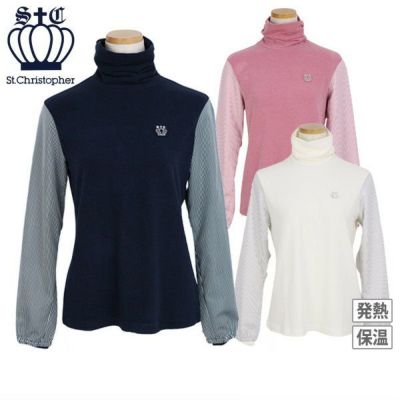 【30％OFFセール】ハイネックシャツ レディース セントクリストファー St.Christopher  ゴルフウェア