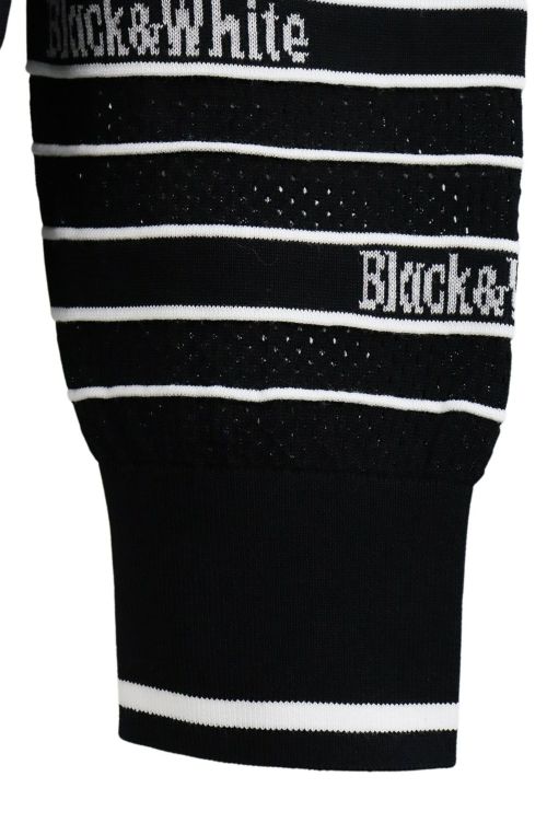 ブラック＆ホワイトのセーター