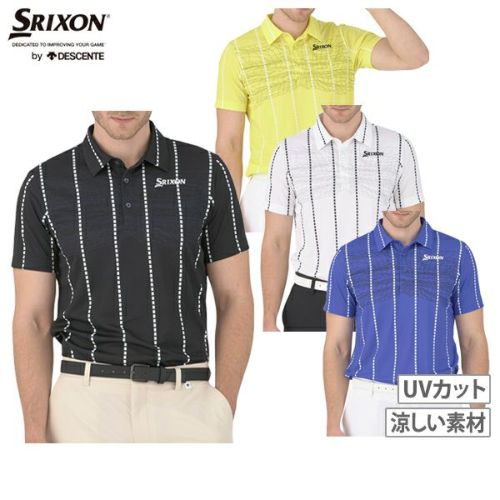 ポロシャツ メンズ スリクソンbyデサント SRIXON by DESCENTE 2024 春夏 新作 ゴルフウェア