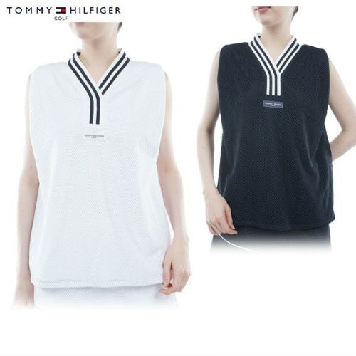 トミーヒルフィガーゴルフ日本正規品のVネックシャツ