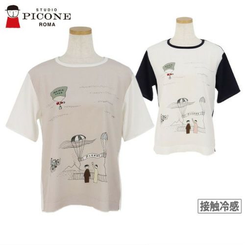 Tシャツ レディース スタジオ ピッコーネ STUDIO PICONE 2024 春夏