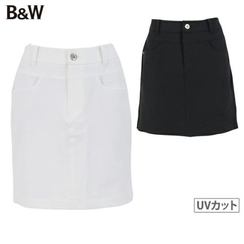 ブラック＆ホワイトホワイトラインのスカート