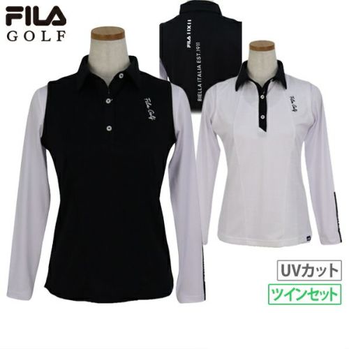 ポロシャツ レディース フィラ フィラゴルフ FILA GOLF 2024 春夏 新作