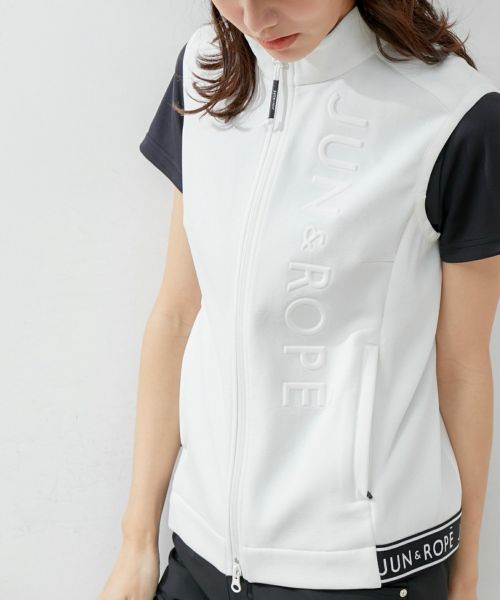 【新品】JUN & ROPE レディース ゴルフベスト サイズ10 新品】JUN & ROPE レディース ゴルフベスト サイズ10