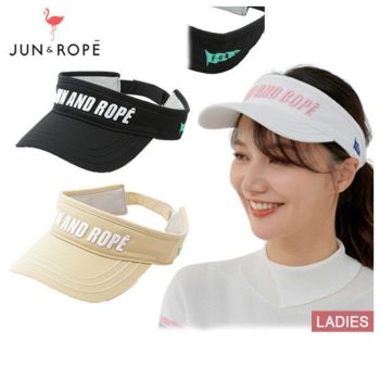 JUN&ROPE ゴルフレディースバイザー　ベージュ タイムセール 12/22 13:00迄 50％OFF】サンバイザー レディース ジュン