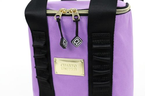 クアルトユナイテッド　キャディバッグ　中古 クアルトユナイテッド CU スマイルロゴカートバッグ レディース