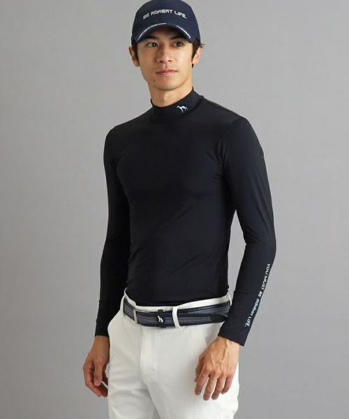 タイムセール 12/23 13:00迄】ハイネックシャツ メンズ アダバット