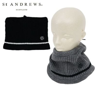 【タイムセール 8/18 13:00迄 40％OFF】ネックウォーマー メンズ レディース セントアンドリュース St ANDREWS ゴルフ