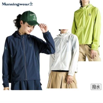 【Munsingwear】 はっ水 ストレッチブルゾン レディース ネイビー M マンシングウェア ブルゾン アウター