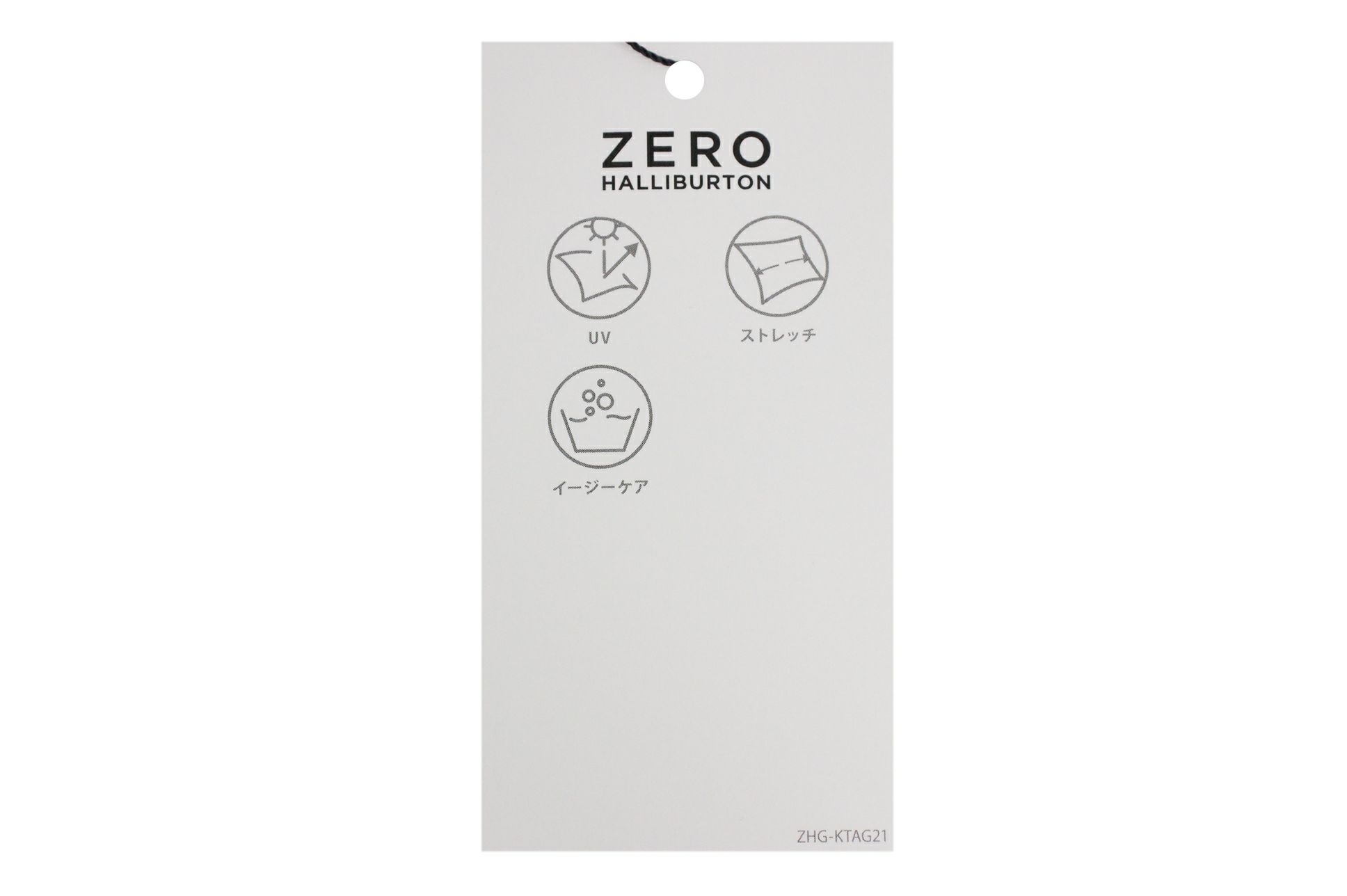 ゼロハリバートンゴルフのポロシャツ