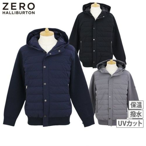 ゼロハリバートン 中綿フーディベスト 保温 防風 耐久撥水 UVカット