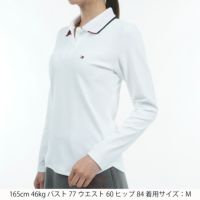 【サイズ L☆極美品】トミーフィルフィガー　ポロシャツ　ゴルフ　レディース　白 TOMMY HILFIGER GOLF トミーヒルフィガー ゴルフ レディース