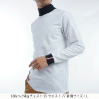 トミーヒルフィガーゴルフのハイネックシャツ
