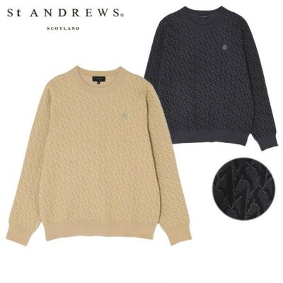 St ANDREWS セントアンドリュース ゴルフウェア 長袖 セーター