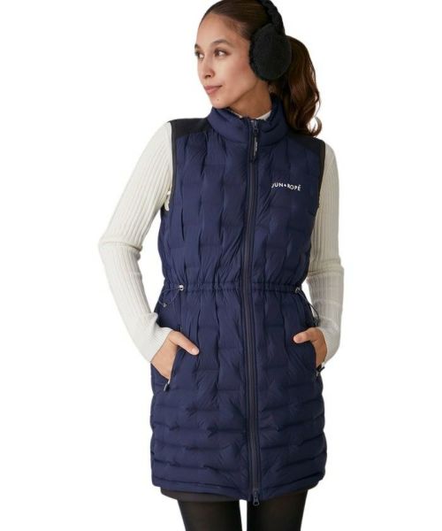 JUN&ROPE’ ジュンアンドロペレディース ダウンワンピース　S ブラック JUN&ROPE' ジュンアンドロペレディース ダウンワンピース S ブラック