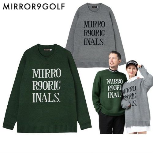 セーター メンズ レディース ミラーナインゴルフ MIRROR9GOLF 2024 秋冬 新作 ゴルフウェア | ミラーナインゴルフ メンズトップス  | ゴルフウェア通販のT-on - ティーオン