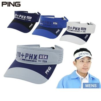 【新品】ピン ゴルフ PING セットアップ 3点 サンバイザー セット М L 30％OFFセール】サンバイザー メンズ ピン PING 2025 春夏 新作