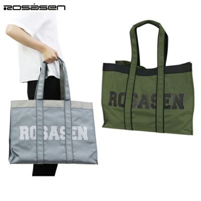 【新品未使用】ゴルフ用品　DOCUS トートバッグ Lサイズ タグ付き ジュートスクエアパイピングトート（L）｜ノベルティ・物販