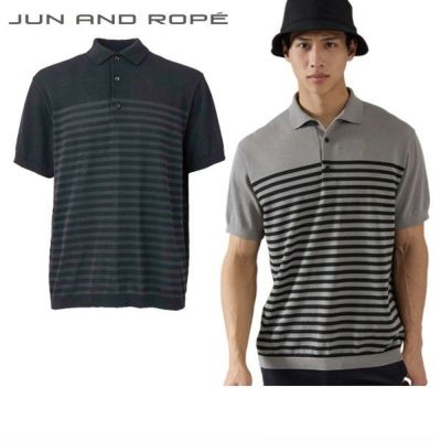 JUN&ROPE ゴルフ　メンズポロシャツ JUN&ROPE' ポロシャツ メンズ ジュン＆ロペ ジュンアンドロペ