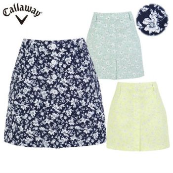 美品　callaway セットアップ　半袖　スカート L フラワー柄　上品 美品 callaway セットアップ 半袖 スカート L フラワー柄 上品