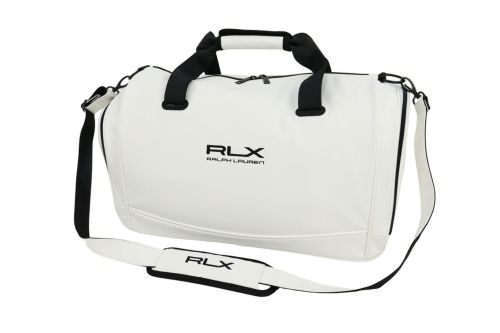 RLX RALPH LAUREN ホワイトボストンバッグ RLX ボストンバッグ エンブロイダリー ロゴ ゴルフ ボストン