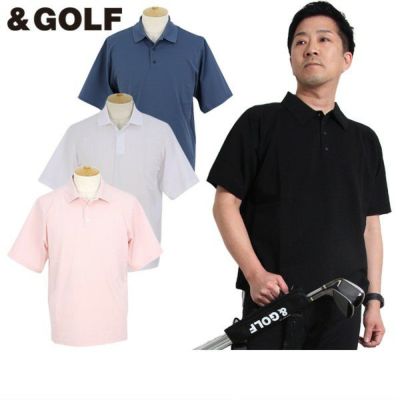 ポロシャツ メンズ アンドゴルフ ＆GOLF ゴルフウェア
