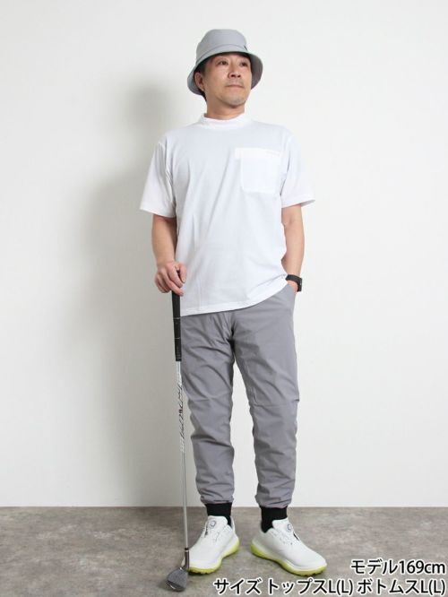 アンドゴルフのハイネックシャツ
