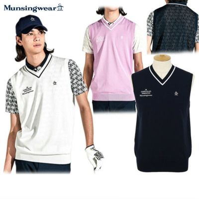 【ポイント5倍 7/11 12:59迄】ベスト メンズ マンシングウェア Munsingwear  ゴルフウェア