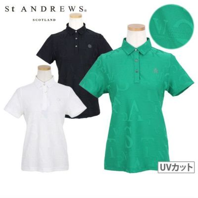 【30％OFFセール】ポロシャツ レディース セントアンドリュース St ANDREWS 2025 春夏 新作 ゴルフウェア