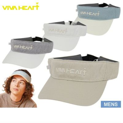 【30％OFFセール】サンバイザー メンズ ビバハート VIVA HEART 2025 春夏 新作 ゴルフ