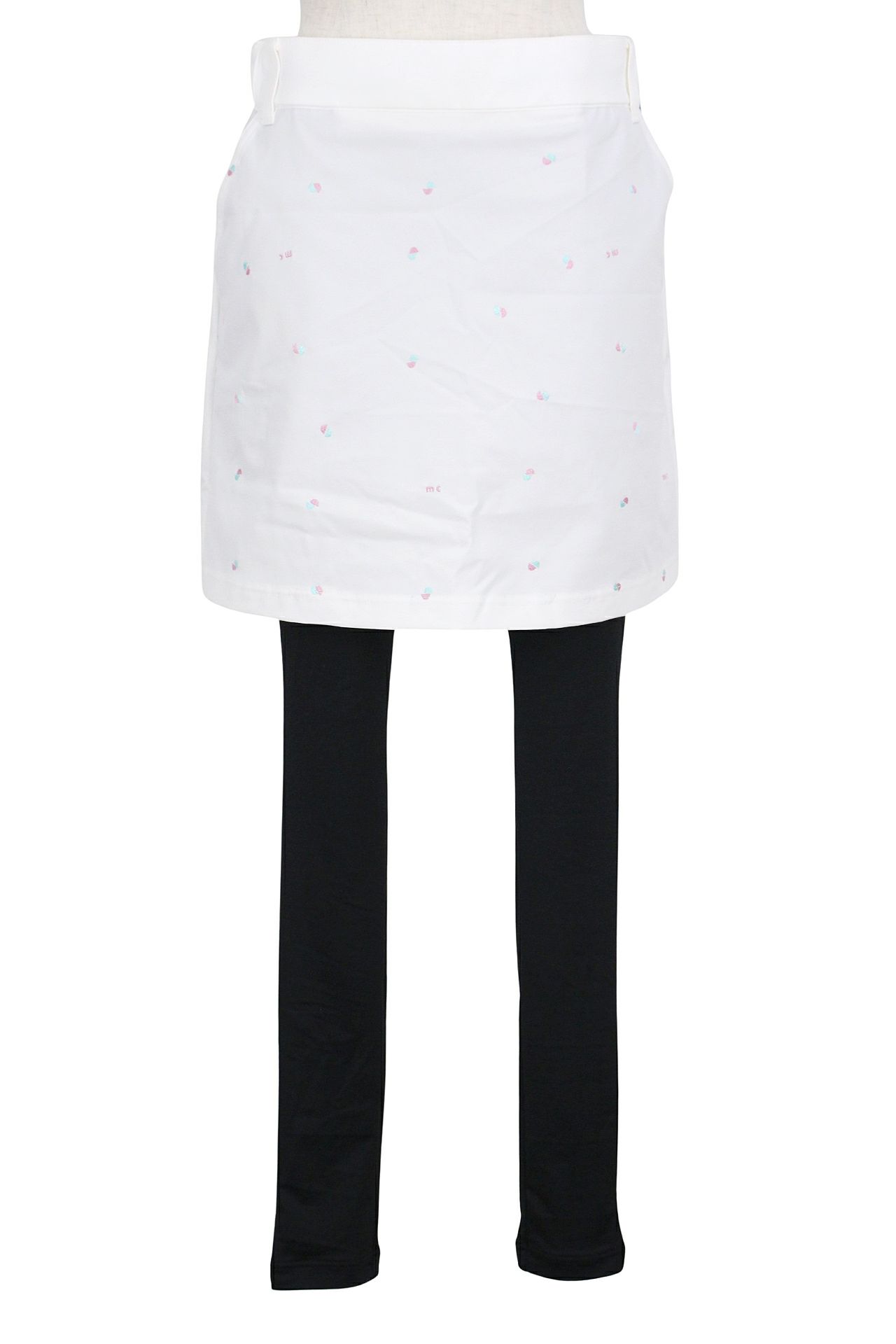 レザレクション　スカート　サイズXS ホワイト　美品　春夏　ゴルフウェア　新作 レザレクション スカート サイズXS ホワイト 美品 春夏 ゴルフ