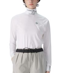 LANVIN SPORT  ランバン スポール　ゴルフパンツ　38ストレッチ　白 パンツ レディース ランバン スポール LANVIN SPORT 日本正規品