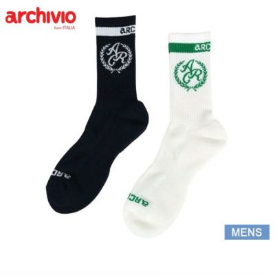 【30％OFFセール】ソックス メンズ アルチビオ archivio 2025 春夏 新作 ゴルフ