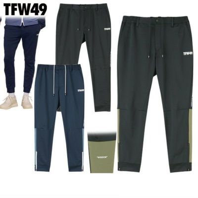 TFW49 ティーエフダブリュー　メンズ　ジョグパンツ　ゴルフ　XL 白　ロゴ ANKLE SLIM JOGGER | TFW49（ティーエフダブリュー）Official EC