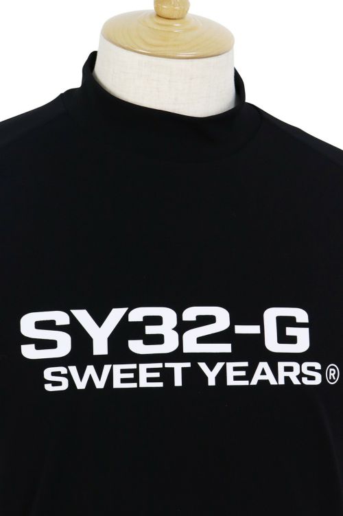 sy32 メンズ　ストレッチハイネック SY32 by SWEET YEARS GOLF メンズ ハイネックシャツ 長袖