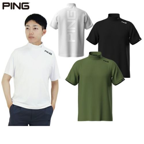ピン PING 2025 春夏 新作 ハイネックシャツ メンズ ゴルフウェア PING 【30％OFFセール】ハイネックシャツ メンズ ピン 2025 春夏