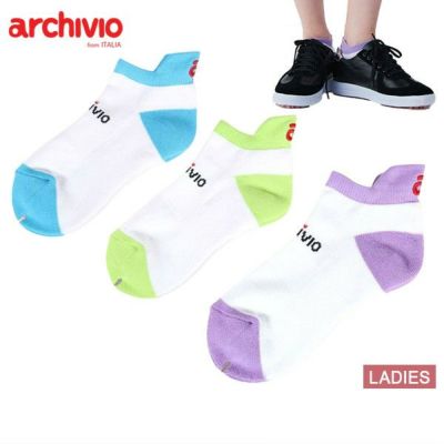 【20％OFFセール】ソックス レディース アルチビオ archivio 2025 春夏 新作 ゴルフ