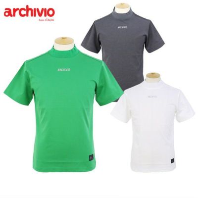 【30％OFFセール】ハイネックシャツ メンズ アルチビオ archivio 2025 春夏 新作 ゴルフウェア